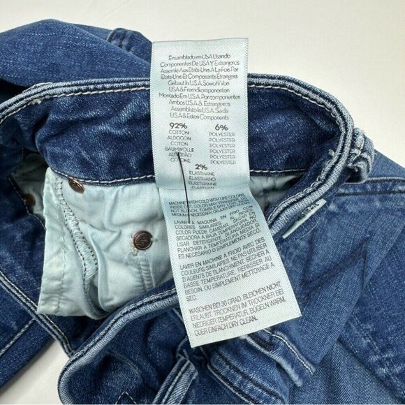 Mother Denim Women’s Looker Ankle Fray Fast Times Skinny Designer Jeans W24/L26 - Picture 7 of 12